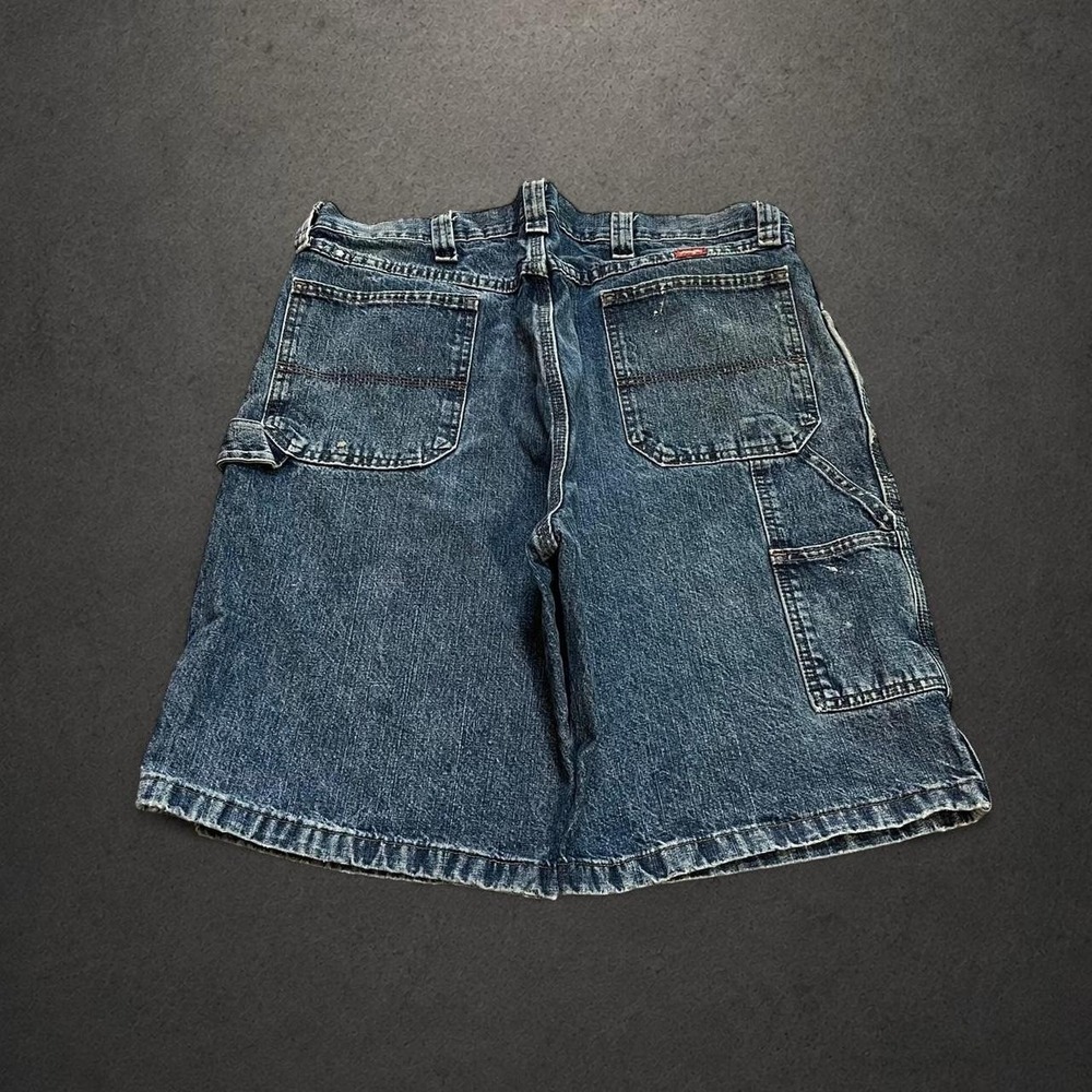 Y2K 2000s Grunge Indie Skater Workwear Streetwear Baggy Denim Carpenter Shorts